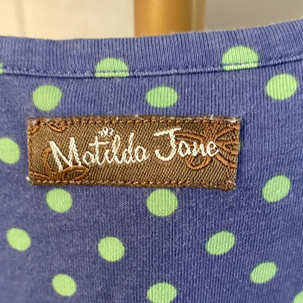 Matilda Jane Multi-Color Patchwork Floral Tiered tank top Dress for Girls 4T - Picture 5 of 6